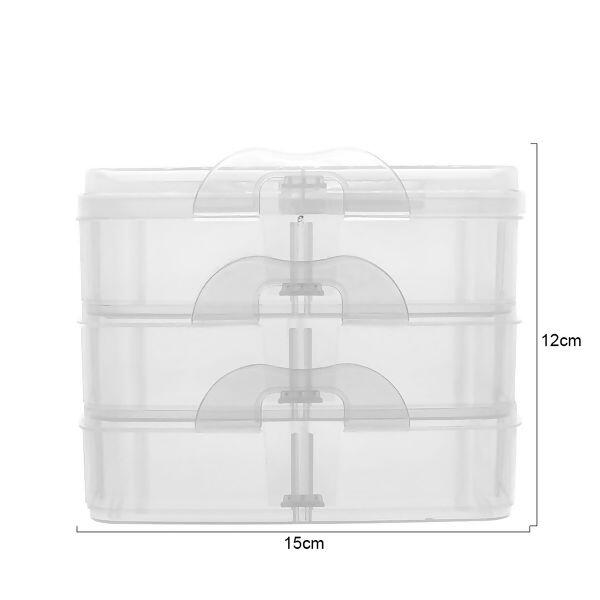 caixa organizadora ut877 transparente regua